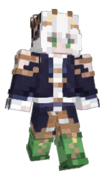 ebony clay and steel gray Minecraft skin — Classic model