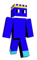 blue and picton blue Minecraft skin — Classic model