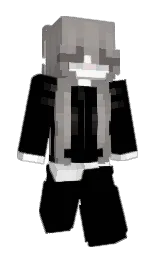 black and diesel Minecraft skin — Slim model — first worn by wavyee