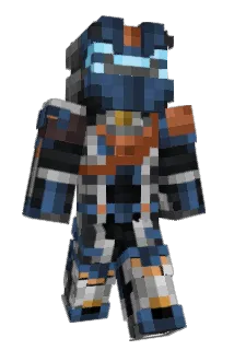 dfront Minecraft avatar full body