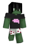 diped Minecraft avatar full body
