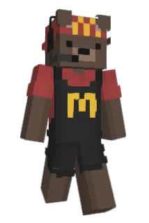 dirober Minecraft avatar full body