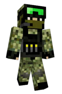 dm1n Minecraft avatar full body