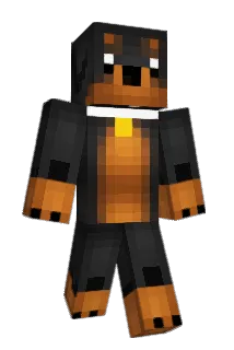 dogbott Minecraft avatar full body