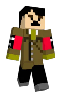 domked Minecraft avatar full body