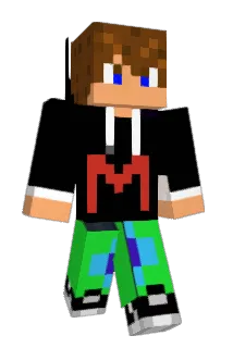 duckersen Minecraft avatar full body