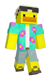 duckquack Minecraft avatar full body