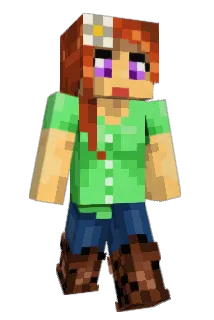 dwllama Minecraft avatar full body