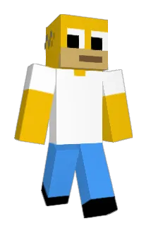 dystpian Minecraft avatar full body
