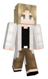 swiss coffee and hint of red Minecraft skin — Classic model — first worn by golgotha1998