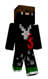black and brown pod Minecraft skin — Classic model