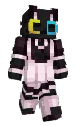 mine shaft and asphalt Minecraft skin — Slim model — first worn by NebulaGalaxxy