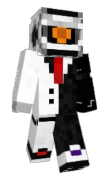 TrolingDx's Minecraft skin wearing the MCC 15th Year cape