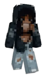 mirage and regent gray Minecraft skin — Slim model — first worn by CinnaOni