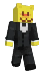 starship and shark Minecraft skin — Slim model