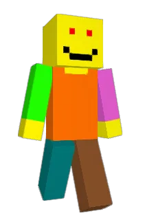 Front of klaft's skin