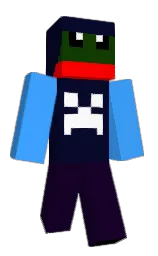 black pearl and black russian Minecraft skin — Classic model