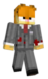 AFlyingBiscuit's Minecraft skin wearing the Migrator cape