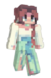Front of Bernais's skin