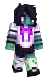 ToXedia's Minecraft skin wearing the Zombie Horse cape