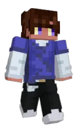 shark and blue violet Minecraft skin — Classic model — first worn by notrelie