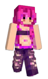 flesh and jazzberry jam Minecraft skin — Slim model