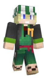 Ph1LzA's Minecraft skin wearing the Aurora cape