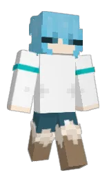 wild sand and domino Minecraft skin — Slim model — first worn by makakoacuatico