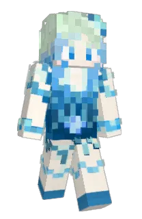 Front of Akiui's skin