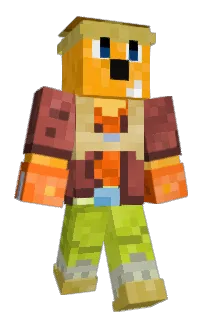 Front of Minecraft skin