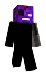 dove gray and hurricane Minecraft skin — Classic model — first worn by GuyNamedKaine