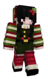 black and black forest Minecraft skin — Slim model