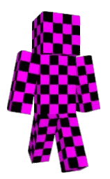 Tenchigon's Minecraft skin wearing the Twisted cape