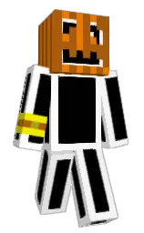 white and black Minecraft skin — Classic model — first worn by END3R7