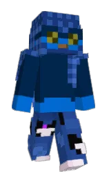 Survss's Minecraft skin wearing the Twisted cape