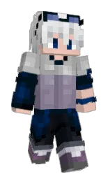 midnight and silver chalice Minecraft skin — Slim model — first worn by Ezr0