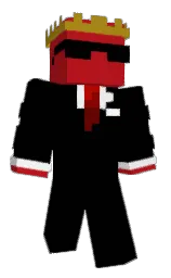 black and thunderbird Minecraft skin — Classic model — first worn by WroldAFKV2