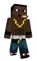 JahWitDaGat's Minecraft skin wearing the Migrator cape