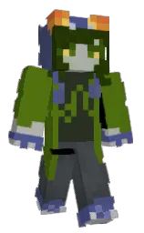 green leaf and victoria Minecraft skin — Classic model