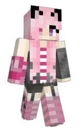 Nyannie's Minecraft skin wearing the Migrator cape