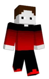 black and gallery Minecraft skin — Classic model