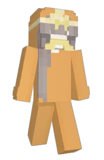 Front of eyeroll's skin