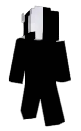 black and black russian Minecraft skin — Classic model — first worn by MLK15