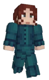 nile blue and blue dianne Minecraft skin — Classic model