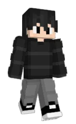 mine shaft and cod gray Minecraft skin — Slim model