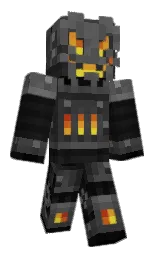mine shaft and cod gray Minecraft skin — Classic model — first worn by SevenRZ