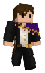 cod gray and gold sand Minecraft skin — Classic model — first worn by LNDRH