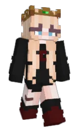 InsertLiz's Minecraft skin wearing the Migrator cape