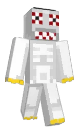 alto and white Minecraft skin — Classic model