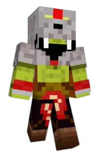 Front of Kupfi's skin